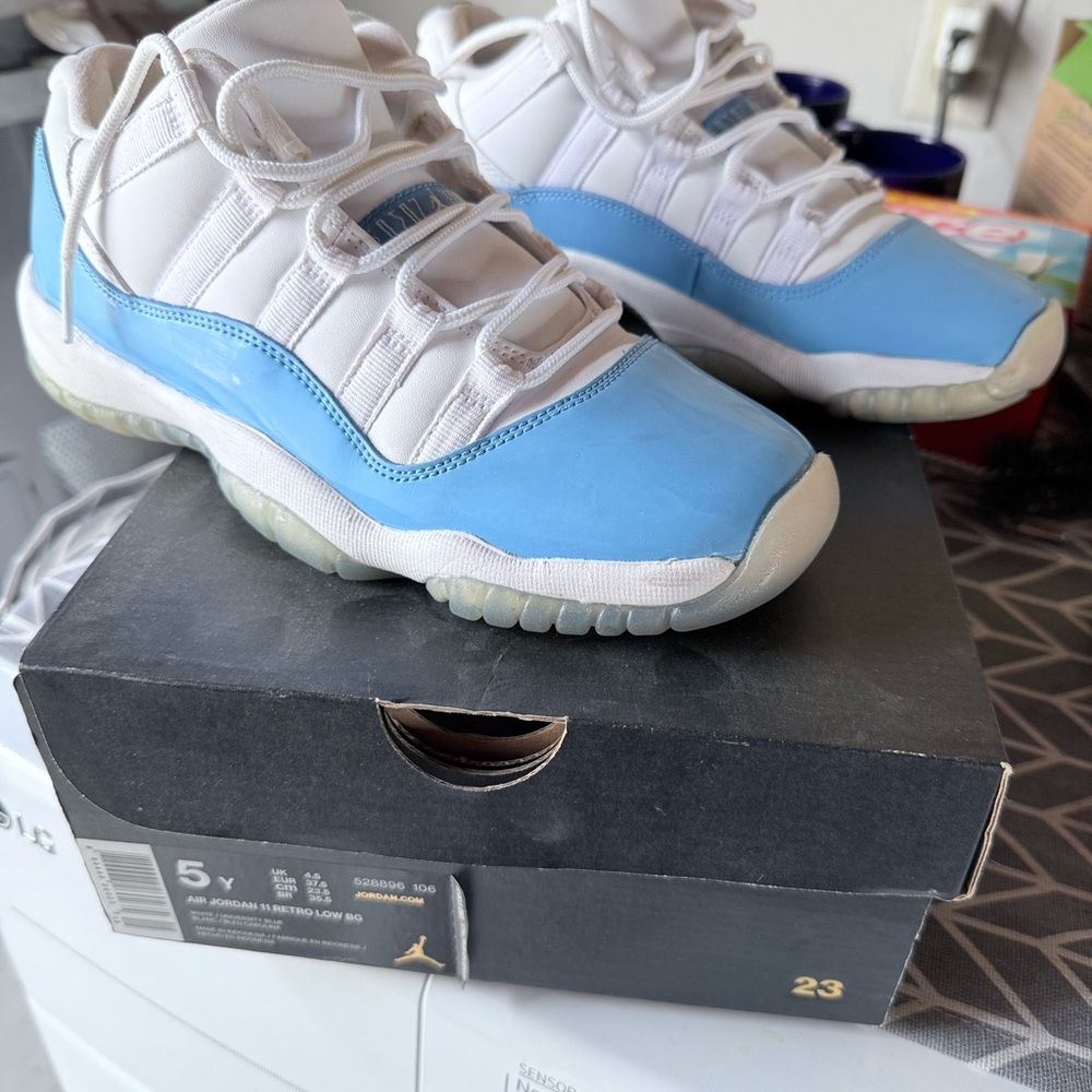 Jordan White and Baby blue